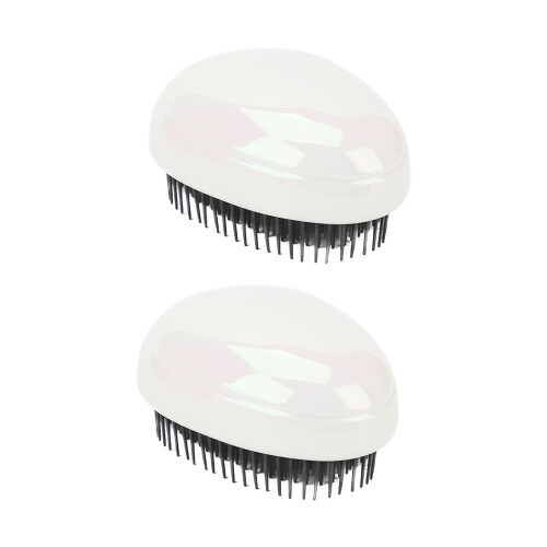 2x eivormige hoofdmassage shampoo borstel 1