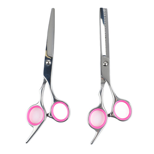 Edelstahl Friseur-Schere Set Texturieren Salon 2