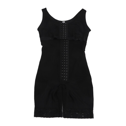 (M) Body Shaper Aperto Crotch Nero