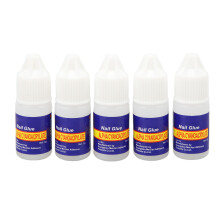 5x Nagelleim für Acrylnägel Schnell trocknend professionell