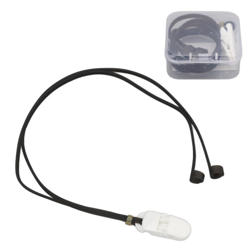 Sound Aid Lanyard Clip Black/White Protector for Elderly