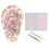 Pinzette telescopiche in silicone per orecchio, 600pz 1