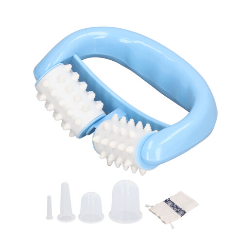 Silicone Facial Roller Cupping Device Transparent