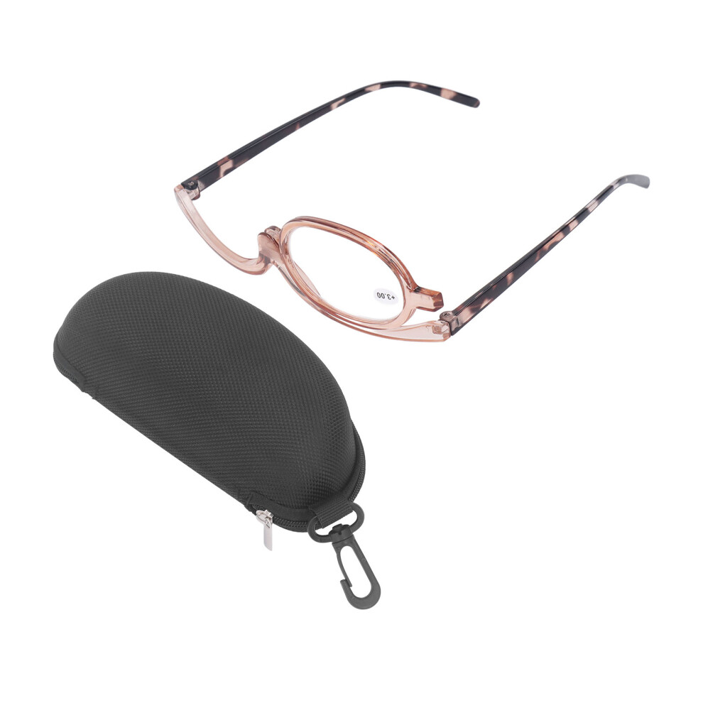 (+3.00) Flip Down Magnify Glasses 180 Rotating +2.50