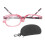 (+2.50) Leichte faltbare Lesebrille mit Drehobjektiv +2,50 1