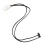 Sound Aid Lanyard Clip Black/White Protector for Elderly 2