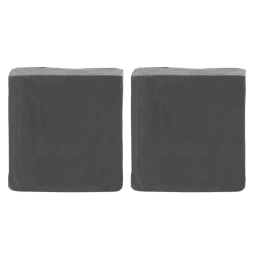 2x Bamboo Charcoal Soap Handcrafted Exfoliating for Joints 2