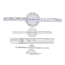5x orthopädisches Winkel-Messgerät, transparent, für Wirbelsäule