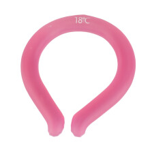 (Pink) Neck Cooler Hands-Free Cooling Ring Pink Summer