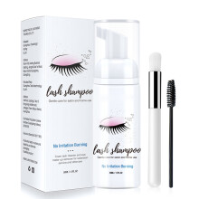 50ml Eyelash Cleaner Brush Foam for Extensions & Natural Lashes