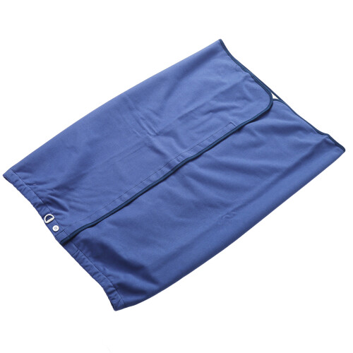 (XL) Inkontinenz-Schürze Knopf Baumwolle Dunkelblau XL 2