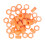100Pcs Dental Marking Rings High Temp Silicone 4