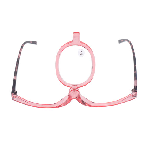 (+2.50) Leichte faltbare Lesebrille mit Drehobjektiv +2,50 1