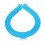 (Blue) Neck Cooler Hands-Free Cooling Ring Pink Summer 4