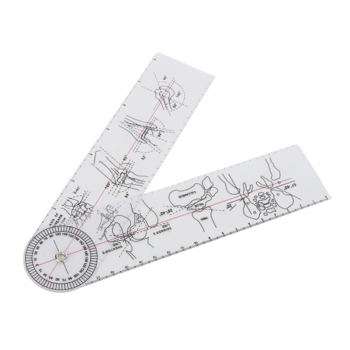 Gelenk-Messlehre Transparent Kunststoff Winkelmaß 1