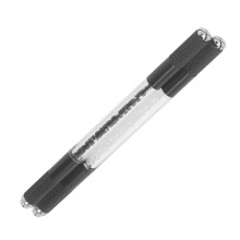2x Augenbrauenstift, doppelseitig, Schwarz/Weiß