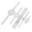5Pcs Transparante Medische Goniometer Set 5