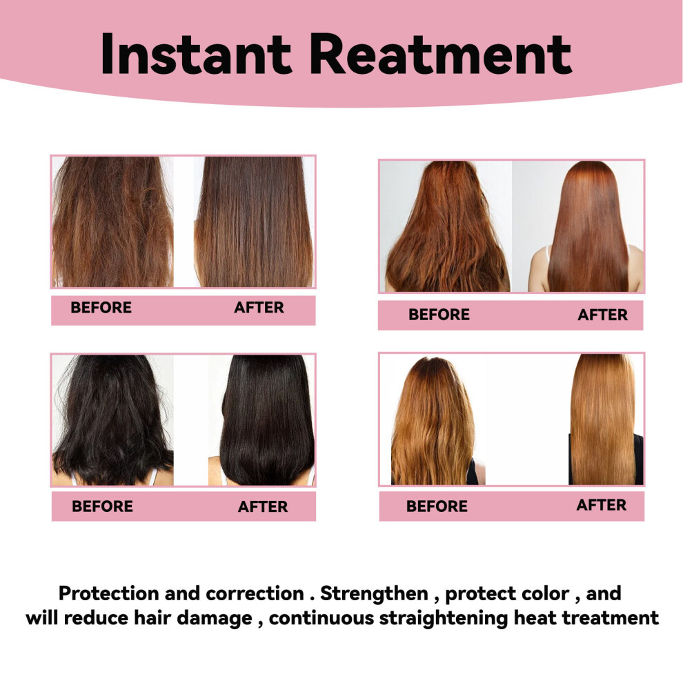 Cream Hair Straighten 150Ml Moisturizing Smoothing With Brush