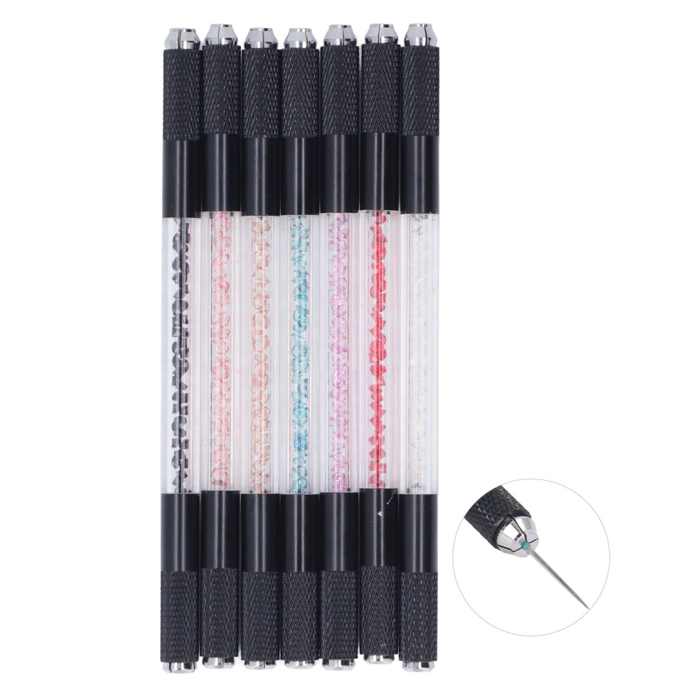 Light 7Pcs Double Head Microblading Pens Eyebrow Tattoo Tools