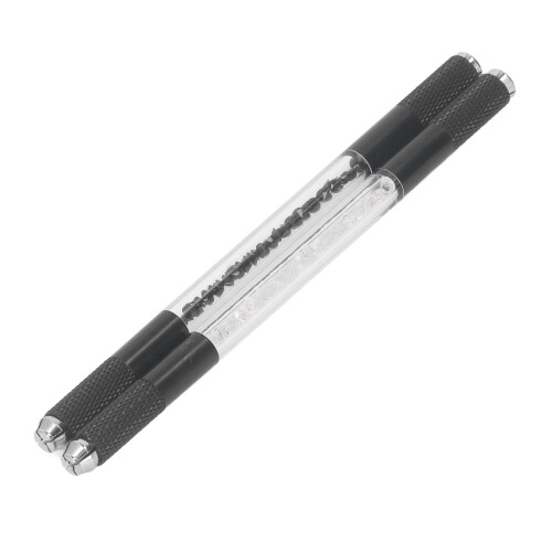 2x Augenbrauenstift, doppelseitig, Schwarz/Weiß 1