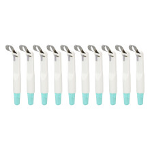 (Green(4.5mm / 0.18in)) 10pcs Dental Matrix Band Metal Smoothing Close Fitting Ring