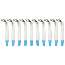 (Blue(6mm / 0.24in)) 10pcs Dental Matrix Band Metal Smoothing Close Fitting Ring