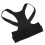 Verstelbare Houding Corrector Ademend Rug Brace Zwart 4
