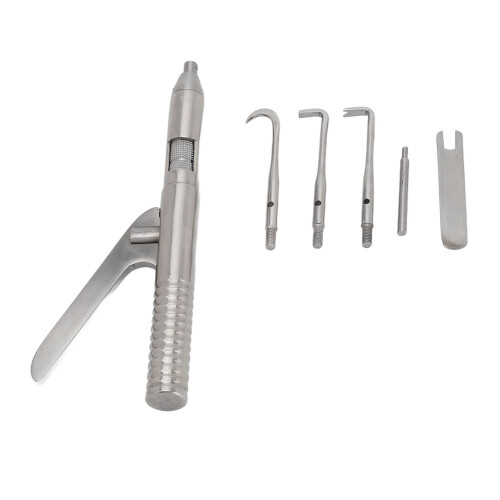 Stainless Steel Auto Dental Crown Remover 3-Tip
