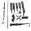 10pcs BDSM Cuff Set PU Plush Bondage Restraints 5
