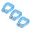 6pcs Mini Magnetic Snore Clip Soft Silicone Unisex 3