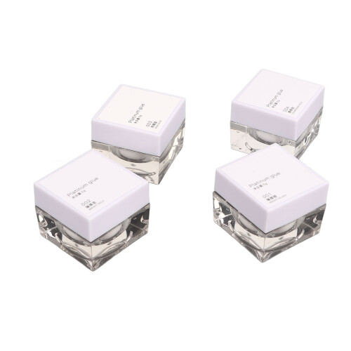 Platin-Nagellack Glitzer 4 Farben Hochglanz 2