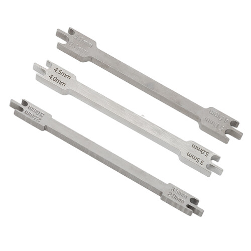 3x Zahnspange-Messschieber Edelstahl kieferorthopädisch 2