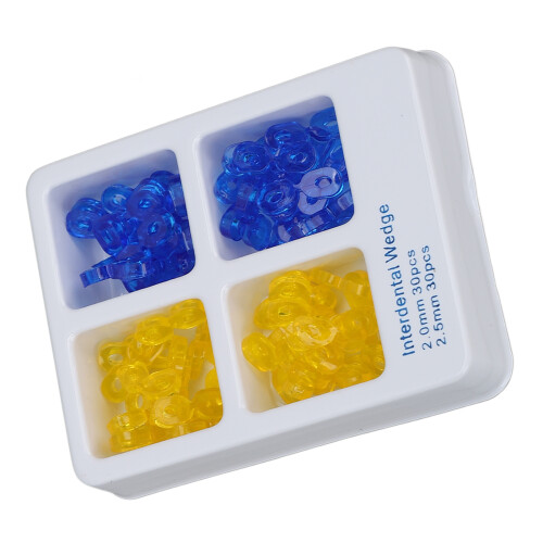 60Pcs Dental Elastic Rubber Tooth Separators 2