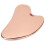 Strumento Gua Sha Faccia Metallo Oro Rosa 3