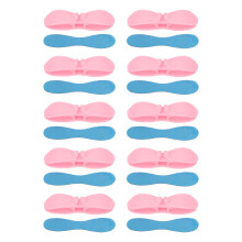 (Pink) 10x Kabelbinder Organizer blau