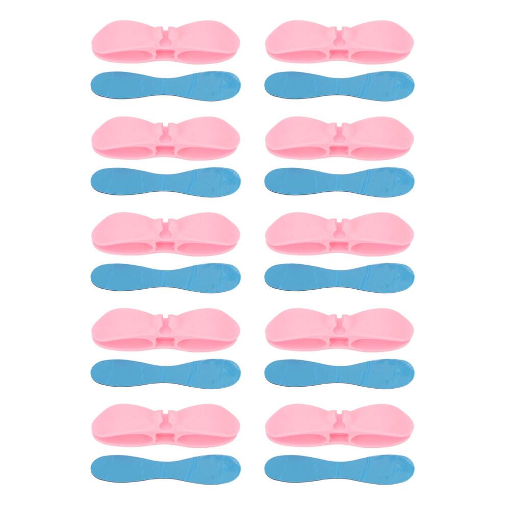 (Pink) 10Pcs Cord Wrapper Power Cord Organizer Blue 461605451299