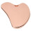 Strumento Gua Sha Faccia Metallo Oro Rosa 4