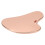 Strumento Gua Sha Faccia Metallo Oro Rosa 2