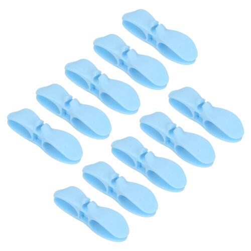 (Blue) 10x Kabelbinder Organizer blau 2