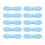 (Blue) 10x Kabelbinder Organizer blau 5