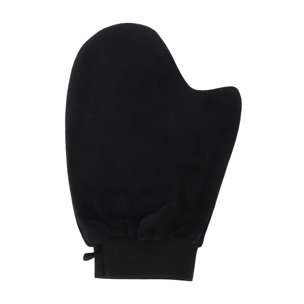 Tanning Gloves Black Elastic Wrist Flocking Self-Tanning Mitt