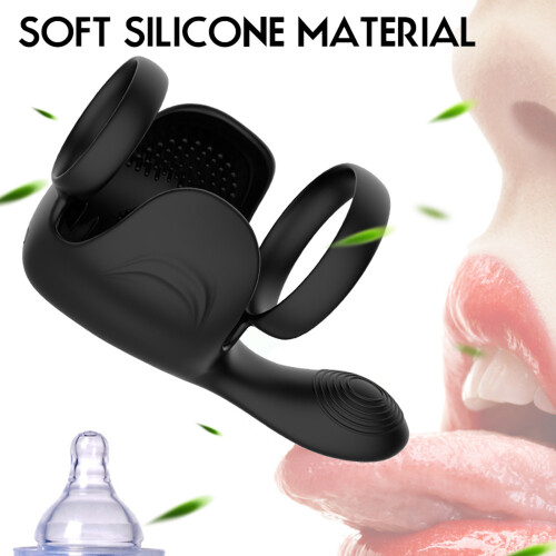 Silikon-Vibrationsring Prostatamassage 10 Modi 1