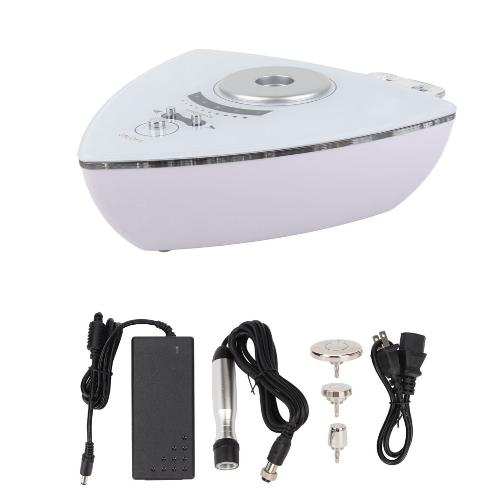 (US Plug) RF Skin Tightening Machine 3 Heads Remove Wrinkles 100-240V EU Plug