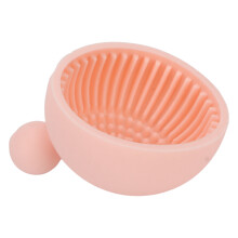 (Pink) Makeup-Pinselreiniger Schüssel Silikon flexibel für Salon Heim Weiß