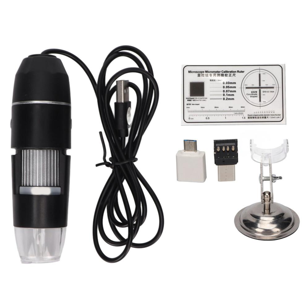 White/Light Usb Hair Follicle Detector 800X 8Pcs Led Portable Analyzer