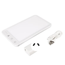 (AU Plug) UV-freie LED-Therapielampe, weiß, 5 Stufen, Schlafhilfe, 100-240V UK