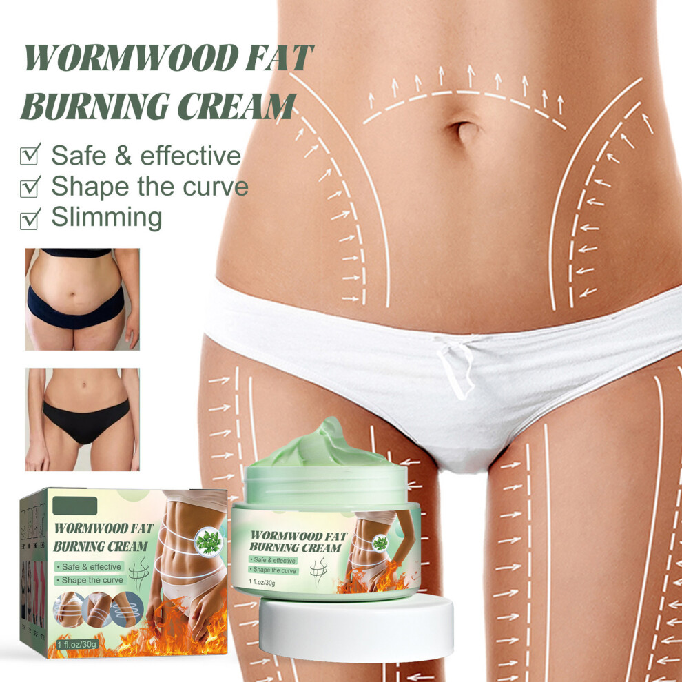 Cream 2Pcs 30G Wormwood Slimming Fat Burning Hot