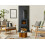 Acantha x3 Tile & Hearth Set in Black Marble Effect 3