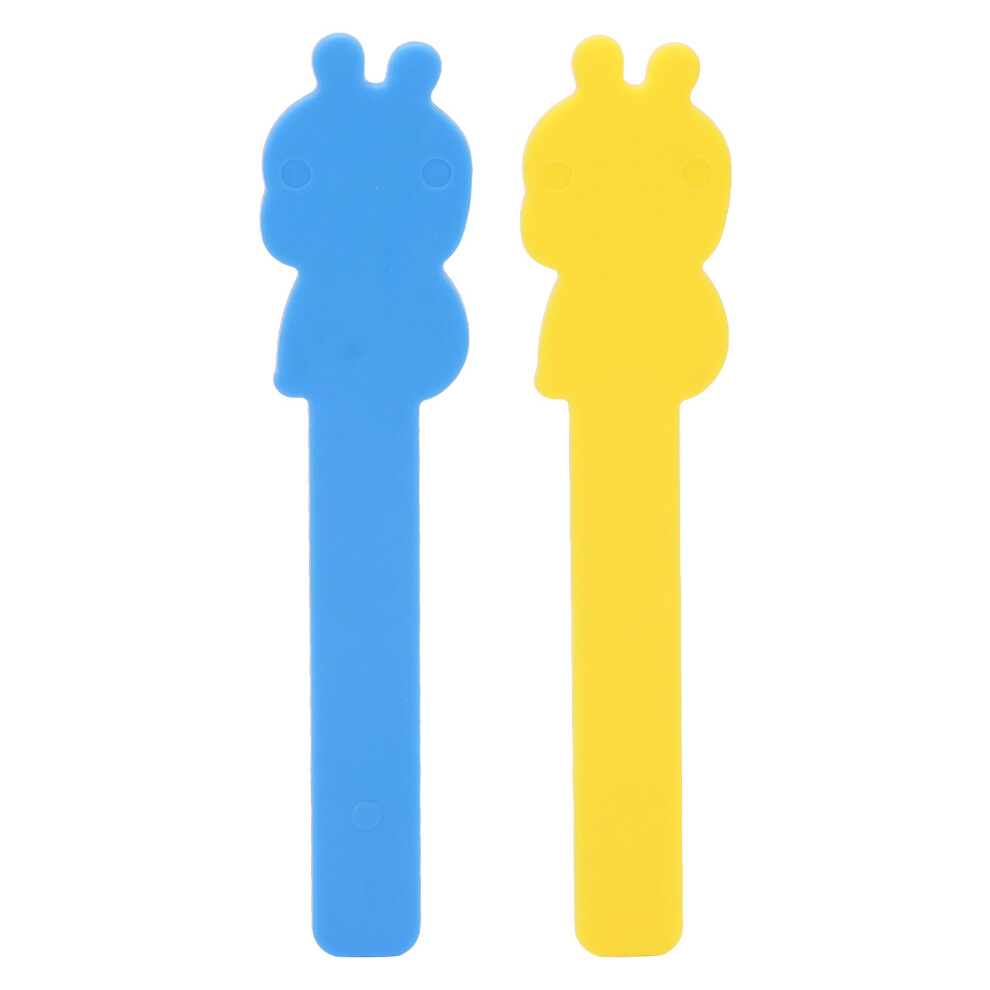 2Pcs Tongue Depressors Mix Color Plastic Portable Training Tool