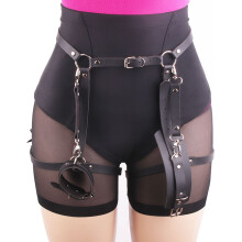 BDSM-Fesselsatz für Frauen Handschellen Thigh Harness